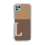 Slim Protection Case［ Original - initial two tone - L brown ］