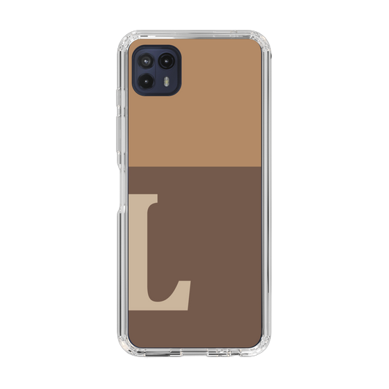 Slim Protection Case［ Original - initial two tone - L brown ］