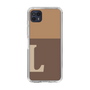 Slim Protection Case［ Original - initial two tone - L brown ］