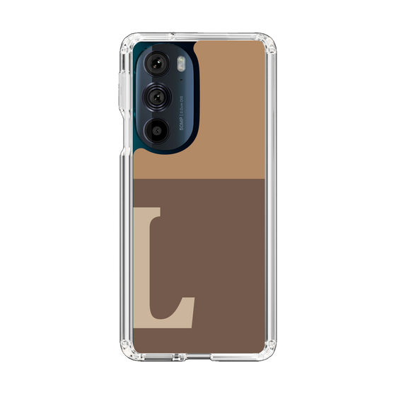 Slim Protection Case［ Original - initial two tone - L brown ］