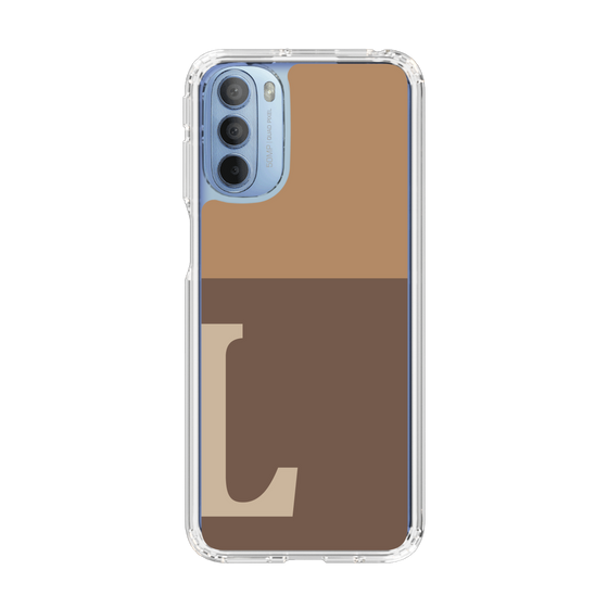 Slim Protection Case［ Original - initial two tone - L brown ］