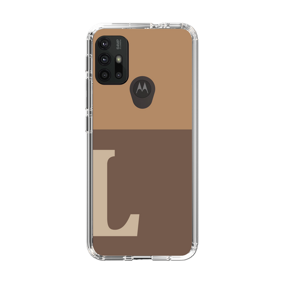 Slim Protection Case［ Original - initial two tone - L brown ］