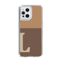 Slim Protection Case［ Original - initial two tone - L brown ］