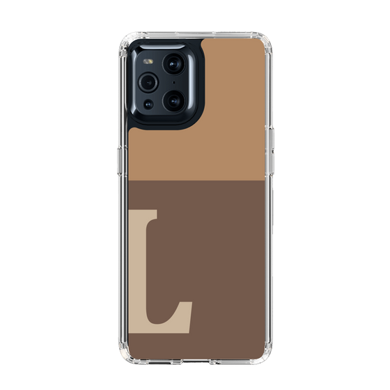 Slim Protection Case［ Original - initial two tone - L brown ］