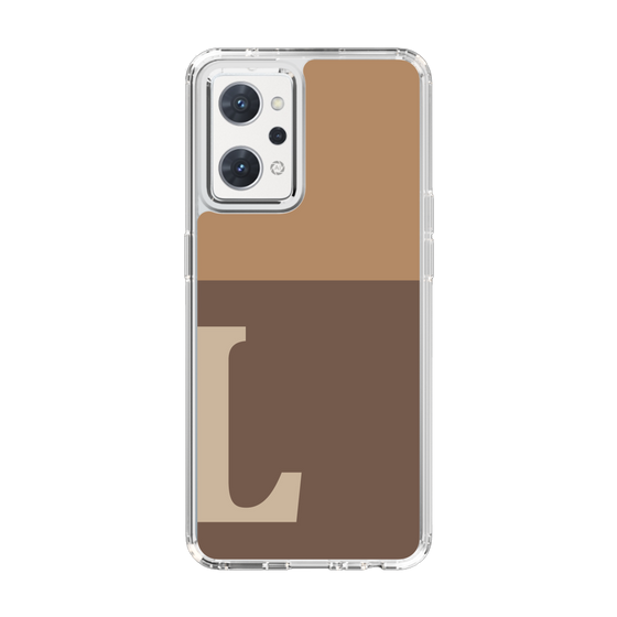 Slim Protection Case［ Original - initial two tone - L brown ］