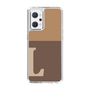 Slim Protection Case［ Original - initial two tone - L brown ］
