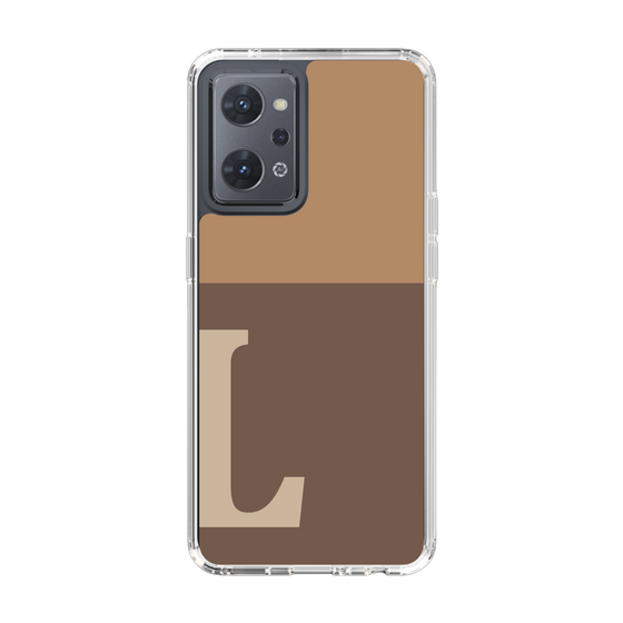 Slim Protection Case［ Original - initial two tone - L brown ］