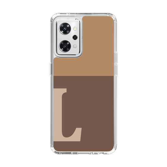 Slim Protection Case［ オリジナル - initial two tone - L brown ］