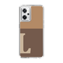 Slim Protection Case［ オリジナル - initial two tone - L brown ］