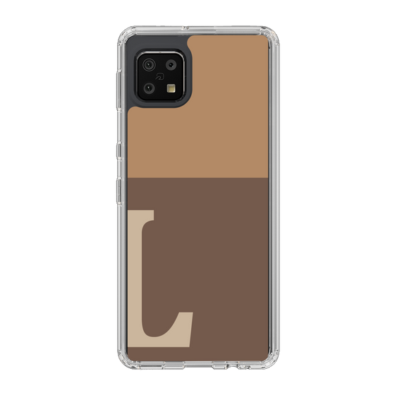 Slim Protection Case［ Original - initial two tone - L brown ］