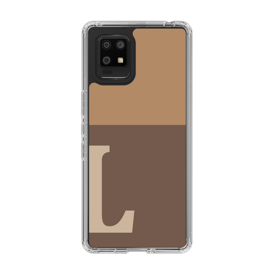 Slim Protection Case［ Original - initial two tone - L brown ］