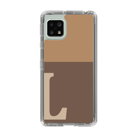 Slim Protection Case［ Original - initial two tone - L brown ］