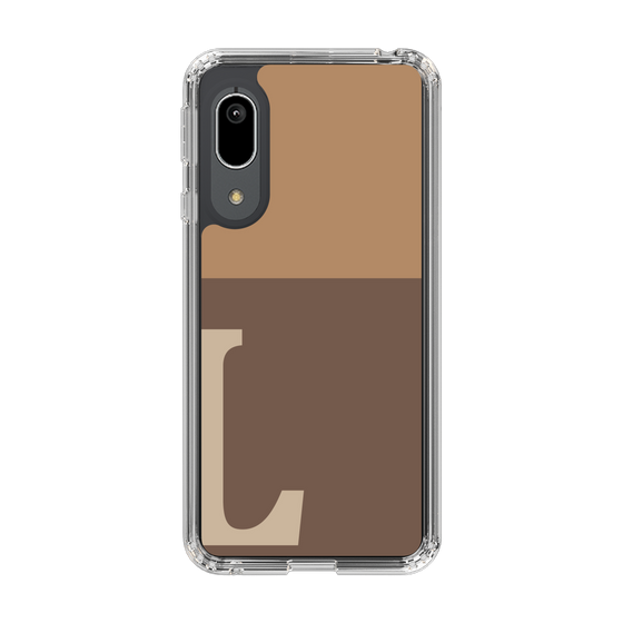 Slim Protection Case［ Original - initial two tone - L brown ］