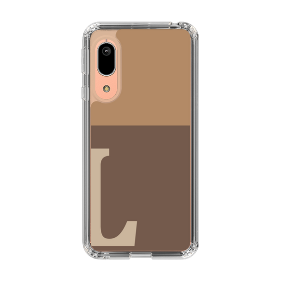 Slim Protection Case［ Original - initial two tone - L brown ］