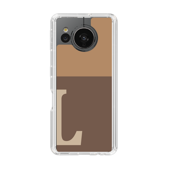 Slim Protection Case［ Original - initial two tone - L brown ］