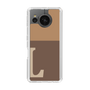 Slim Protection Case［ Original - initial two tone - L brown ］