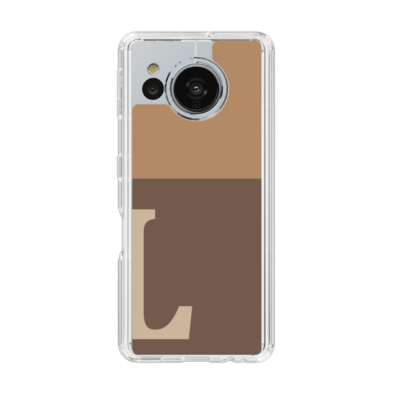 Slim Protection Case［ Original - initial two tone - L brown ］