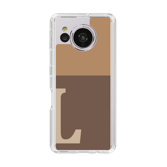 Slim Protection Case［ Original - initial two tone - L brown ］