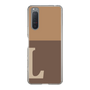 Slim Protection Case［ Original - initial two tone - L brown ］
