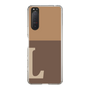 Slim Protection Case［ Original - initial two tone - L brown ］