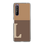 Slim Protection Case［ Original - initial two tone - L brown ］