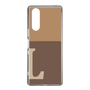 Slim Protection Case［ Original - initial two tone - L brown ］