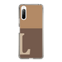 Slim Protection Case［ Original - initial two tone - L brown ］