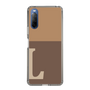 Slim Protection Case［ Original - initial two tone - L brown ］