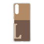 Slim Protection Case［ Original - initial two tone - L brown ］