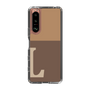 Slim Protection Case［ Original - initial two tone - L brown ］
