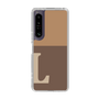 Slim Protection Case［ Original - initial two tone - L brown ］