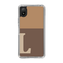 Slim Protection Case［ Original - initial two tone - L brown ］