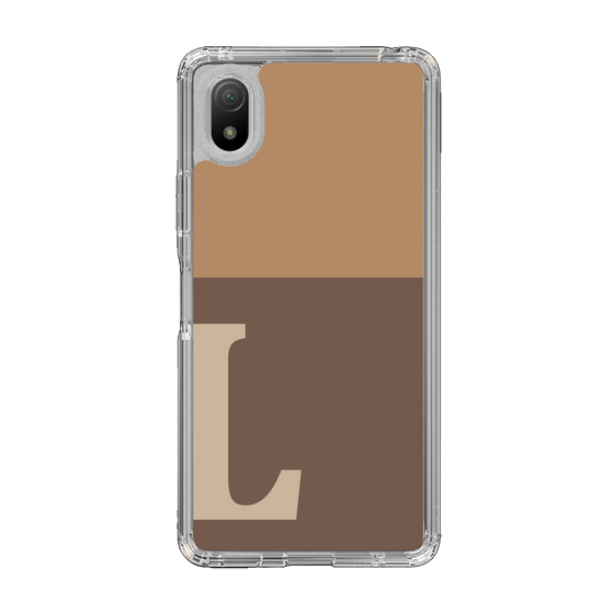 Slim Protection Case［ Original - initial two tone - L brown ］