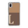 Slim Protection Case［ Original - initial two tone - L brown ］