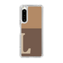 Slim Protection Case［ Original - initial two tone - L brown ］