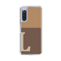Slim Protection Case［ Original - initial two tone - L brown ］