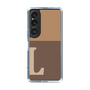 Slim Protection Case［ Original - initial two tone - L brown ］
