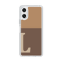 Slim Protection Case［ Original - initial two tone - L brown ］