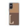 Slim Protection Case［ Original - initial two tone - L brown ］