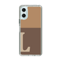 Slim Protection Case［ Original - initial two tone - L brown ］