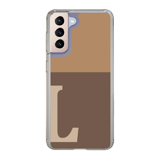 Slim Protection Case［ Original - initial two tone - L brown ］