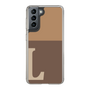 Slim Protection Case［ Original - initial two tone - L brown ］
