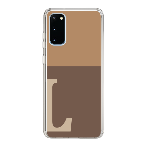 Slim Protection Case［ Original - initial two tone - L brown ］