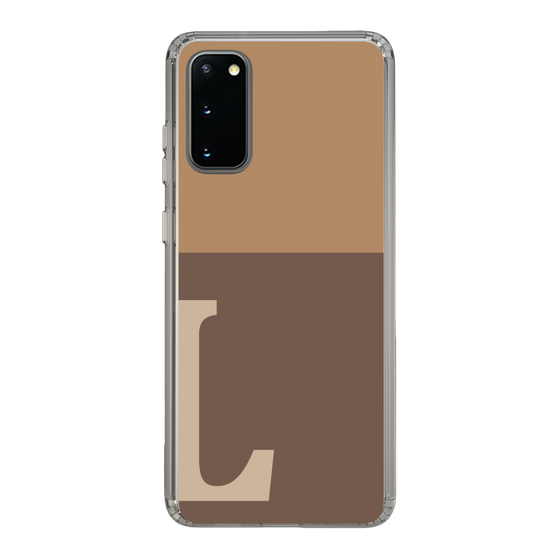 Slim Protection Case［ Original - initial two tone - L brown ］