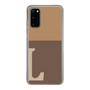 Slim Protection Case［ Original - initial two tone - L brown ］