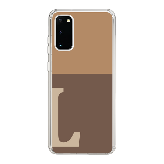 Slim Protection Case［ Original - initial two tone - L brown ］