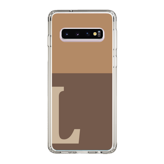 Slim Protection Case［ Original - initial two tone - L brown ］