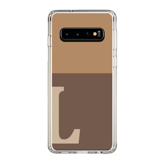 Slim Protection Case［ Original - initial two tone - L brown ］