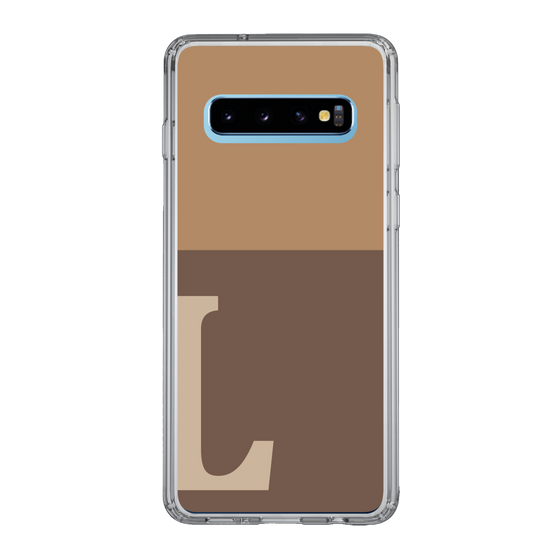 Slim Protection Case［ Original - initial two tone - L brown ］