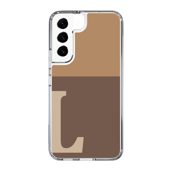 Slim Protection Case［ Original - initial two tone - L brown ］